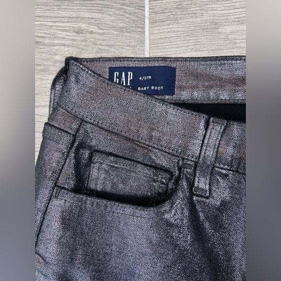 GAP high-rise Baby Boot jeans size 4/27R NWOT - Picture 2 of 10